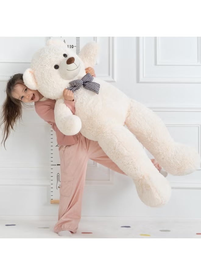 YelaJoy Giant Teddy Bear Plush Toy - Ultra Soft & Cute Large Stuffed Animal 100cm, Perfect for Anniversary, Birthdays, Valentines Day Gifts (Kids, Couples, Family) - Image 5